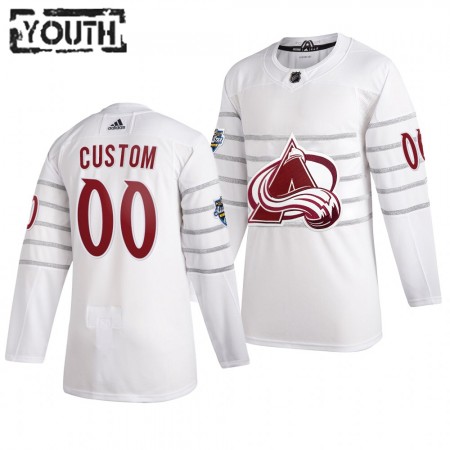Camisola Colorado Avalanche Personalizado Cinza Adidas 2020 NHL All-Star Authentic - Criança